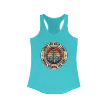 Load image into Gallery viewer, Sorry For What I Said While Docking the Boat Funny Credit Card Captain Women's Racerback Tank