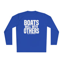 Load image into Gallery viewer, Boats Well With Others Official Credit Card Captain Lightweight Long Sleeve Tee
