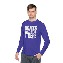 Load image into Gallery viewer, Boats Well With Others Official Credit Card Captain Lightweight Long Sleeve Tee