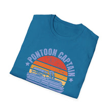 Load image into Gallery viewer, Pontoon Captain, Like a Regular Captain Only More Drunker Funny Credit Card Captain Softstyle T-Shirt