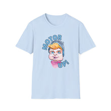 Load image into Gallery viewer, HayHay Says, "Motor Up!" Official Credit Card Captain Softstyle T-Shirt