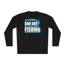 Load image into Gallery viewer, It's Never a Bad Day When You're Fishing Marlin Design Official CCC Long Sleeve Tee