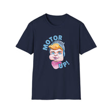 Load image into Gallery viewer, HayHay Says, "Motor Up!" Official Credit Card Captain Softstyle T-Shirt