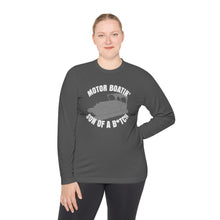 Load image into Gallery viewer, Motor Boatin' Son of a B*tch Funny Credit Card Captain Long Sleeve Tee