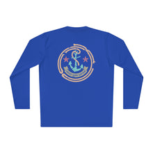 Load image into Gallery viewer, Credit Card Captain Official Broken Anchor Colored Logo Front and Back Lightweight Long Sleeve Tee