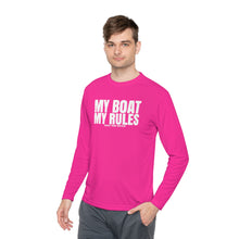 Load image into Gallery viewer, My Boat My Rules Official Credit Card Captain Funny Long Sleeve Tee