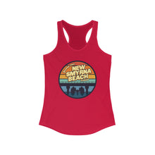 Load image into Gallery viewer, Greetings From New Smyrna Beach Credit Card Captain Women's Racerback Tank