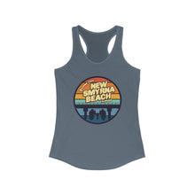 Load image into Gallery viewer, Greetings From New Smyrna Beach Credit Card Captain Women's Racerback Tank