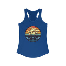 Load image into Gallery viewer, Greetings From New Smyrna Beach Credit Card Captain Women's Racerback Tank