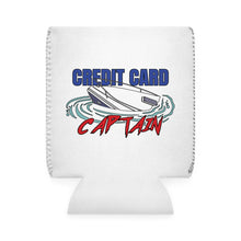 Load image into Gallery viewer, Credit Card Captain Can Cooler Sleeve | Funny Drink Holder, Boat Party Gear, Gag Gift, Summer BBQ Accessory, Outdoor Fun