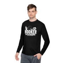 Load image into Gallery viewer, I'm a Hooker on the Weekends Bass Design Funny Credit Card Captain Long Sleeve Tee