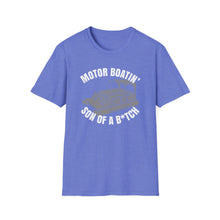 Load image into Gallery viewer, Motor Boatin' Son of a B*tch Funny Credit Card Captain Softstyle T-Shirt