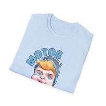 Load image into Gallery viewer, HayHay Says, "Motor Up!" Official Credit Card Captain Softstyle T-Shirt