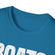 Load image into Gallery viewer, Boats Well With Others Official Credit Card Captain Softstyle T-Shirt