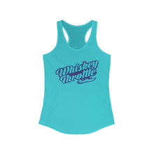 Load image into Gallery viewer, Whiskey Throttle Bass Boat Captain Official Credit Card Captain Funny Women's Racerback Tank