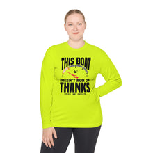 Load image into Gallery viewer, This Boat Doesn't Run on Thanks Funny Credit Card Captain Long Sleeve Tee