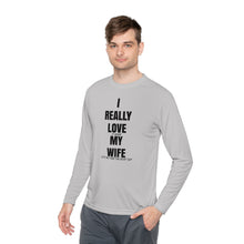 Load image into Gallery viewer, I Really Love My Wife Funny Credit Card Captain Long Sleeve Tee