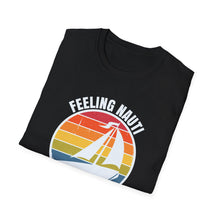 Load image into Gallery viewer, Feeling Nauti Sailboat Official Credit Card Captain Softstyle T-Shirt