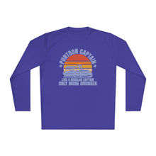 Load image into Gallery viewer, Pontoon Captain, Like a Regular Captain Only More Drunker Funny Credit Card Captain Lightweight Long Sleeve Tee