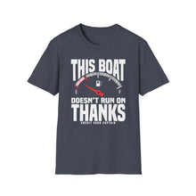Load image into Gallery viewer, This Boat Doesn't Run on Thanks Funny Credit Card Captain Softstyle T-Shirt
