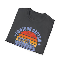 Load image into Gallery viewer, Pontoon Captain, Like a Regular Captain Only More Drunker Funny Credit Card Captain Softstyle T-Shirt