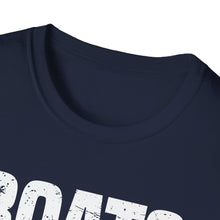 Load image into Gallery viewer, Boats Well With Others Official Credit Card Captain Softstyle T-Shirt