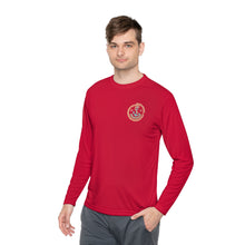 Load image into Gallery viewer, Credit Card Captain Official Broken Anchor Colored Logo Front and Back Lightweight Long Sleeve Tee