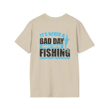 Load image into Gallery viewer, It's Never a Bad Day When You're Fishing Marlin Design Official CCC Softstyle T-Shirt
