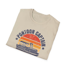 Load image into Gallery viewer, Pontoon Captain, Like a Regular Captain Only More Drunker Funny Credit Card Captain Softstyle T-Shirt