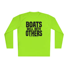 Load image into Gallery viewer, Boats Well With Others Official Credit Card Captain Lightweight Long Sleeve Tee