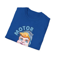 Load image into Gallery viewer, HayHay Says, "Motor Up!" Official Credit Card Captain Softstyle T-Shirt
