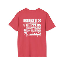 Load image into Gallery viewer, Boats Are Like Strippers Funny Official Credit Card Captain- Bass Boat Design Softstyle T-Shirt