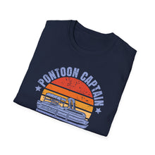 Load image into Gallery viewer, Pontoon Captain, Like a Regular Captain Only More Drunker Funny Credit Card Captain Softstyle T-Shirt