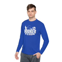 Load image into Gallery viewer, I'm a Hooker on the Weekends Bass Design Funny Credit Card Captain Long Sleeve Tee