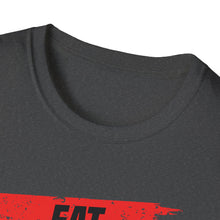 Load image into Gallery viewer, Eat, Sleep, Fish, Repeat Official Credit Card Captain Softstyle T-Shirt