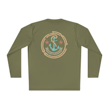 Load image into Gallery viewer, Credit Card Captain Official Broken Anchor Colored Logo Front and Back Lightweight Long Sleeve Tee