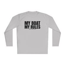 Load image into Gallery viewer, My Boat My Rules Official Credit Card Captain Funny Long Sleeve Tee