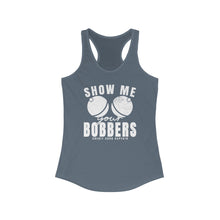 Load image into Gallery viewer, Show Me Your Bobbers Official Credit Card Captain Funny Women's Racerback Tank