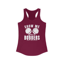 Load image into Gallery viewer, Show Me Your Bobbers Official Credit Card Captain Funny Women's Racerback Tank