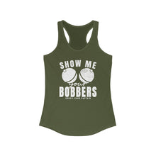 Load image into Gallery viewer, Show Me Your Bobbers Official Credit Card Captain Funny Women's Racerback Tank