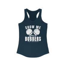 Load image into Gallery viewer, Show Me Your Bobbers Official Credit Card Captain Funny Women's Racerback Tank