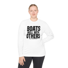 Load image into Gallery viewer, Boats Well With Others Official Credit Card Captain Lightweight Long Sleeve Tee