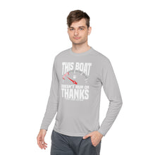 Load image into Gallery viewer, This Boat Doesn't Run on Thanks Funny Credit Card Captain Long Sleeve Tee