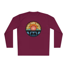 Load image into Gallery viewer, Sunset Under The Bridge Pontoon Dispensor Official Credit Card Captain Long Sleeve Tee
