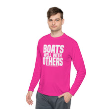 Load image into Gallery viewer, Boats Well With Others Official Credit Card Captain Lightweight Long Sleeve Tee