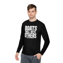 Load image into Gallery viewer, Boats Well With Others Official Credit Card Captain Lightweight Long Sleeve Tee