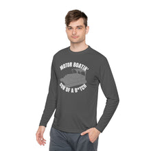 Load image into Gallery viewer, Motor Boatin' Son of a B*tch Funny Credit Card Captain Long Sleeve Tee