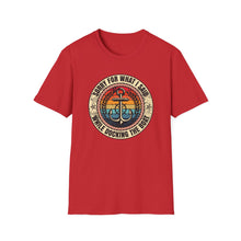 Load image into Gallery viewer, Sorry For What I Said While Docking the Boat Funny Credit Card Captain Softstyle T-Shirt