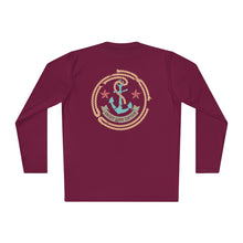 Load image into Gallery viewer, Credit Card Captain Official Broken Anchor Colored Logo Front and Back Lightweight Long Sleeve Tee