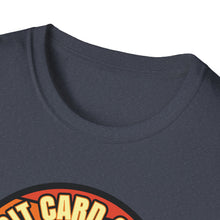 Load image into Gallery viewer, Sunset Under The Bridge Pontoon Dispensor Official Credit Card Captain Softstyle T-Shirt